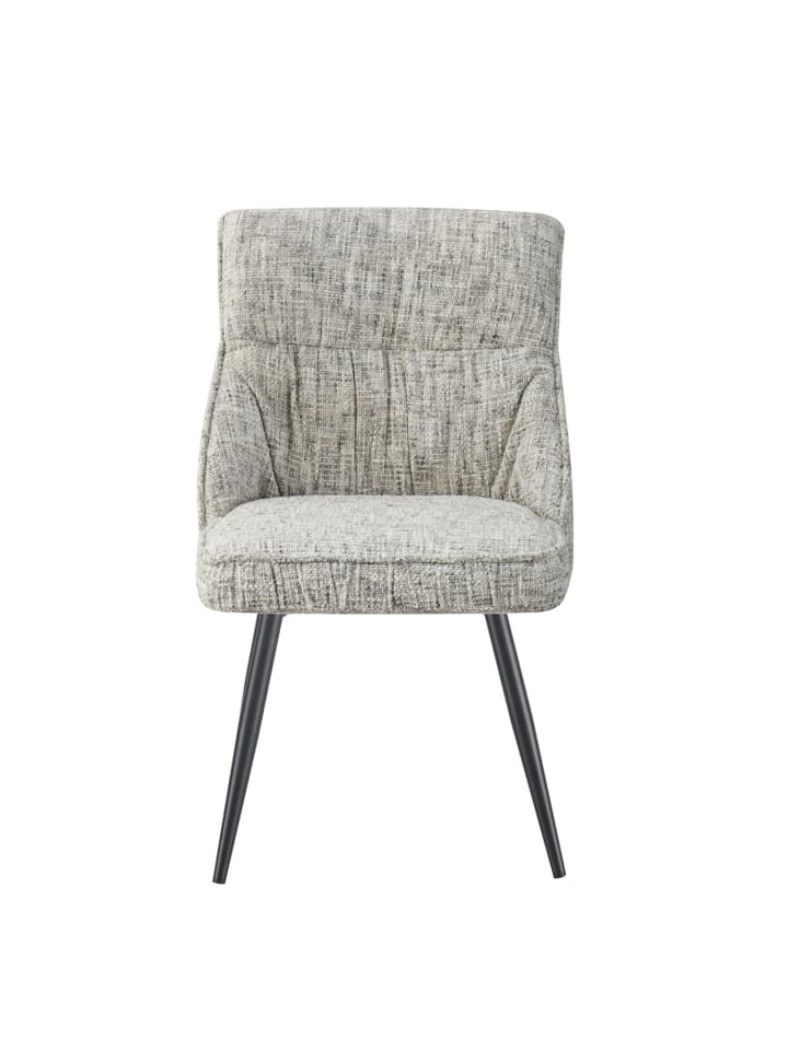 DUBI Möbel 2er-Set: Drehstuhl ALESSIA in Hellgrau - (B)49 x (H)83 x  (T)62 cm günstig kaufen onesize