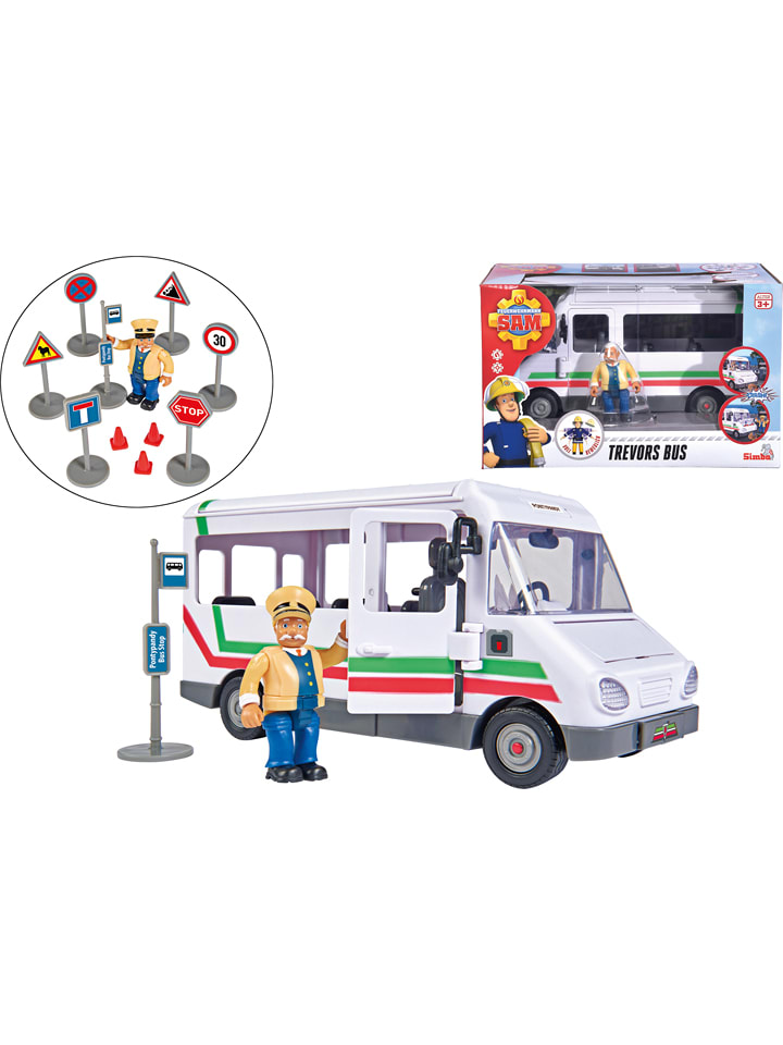 Feuerwehrmann Sam Bus mit Figur 
