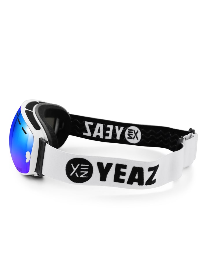 YEAZ XTRM-SUMMIT Ski- Snowboardbrille verspiegelt in weiß günstig kaufen onesize