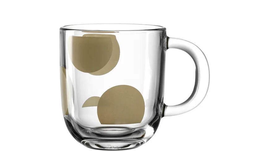 LEONARDO Tasse CANDELA Gold Punkte 400ml
