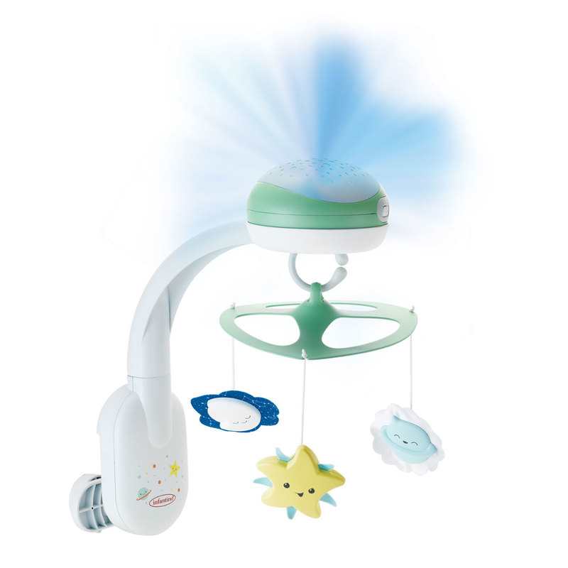 Mobile évolutif 3 en 1 musical, veilleuse et lampe de chevet Infantino