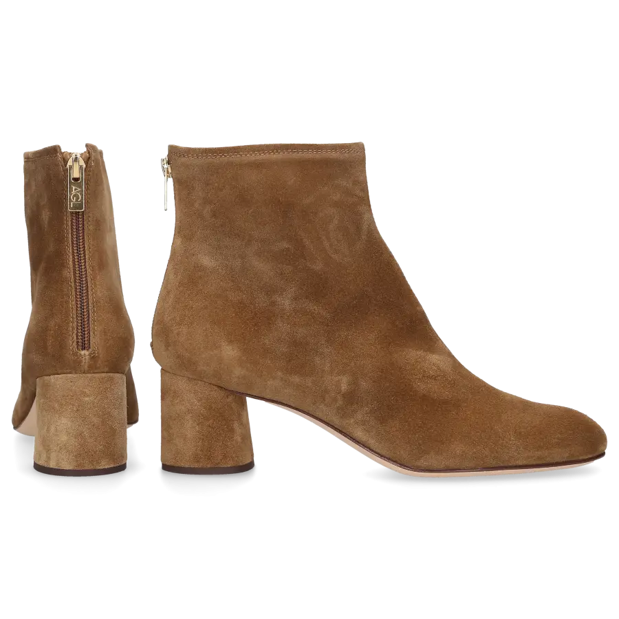 AGL Attilio Giusti Leombruni - Klassische Stiefeletten OLGA Veloursleder - braun