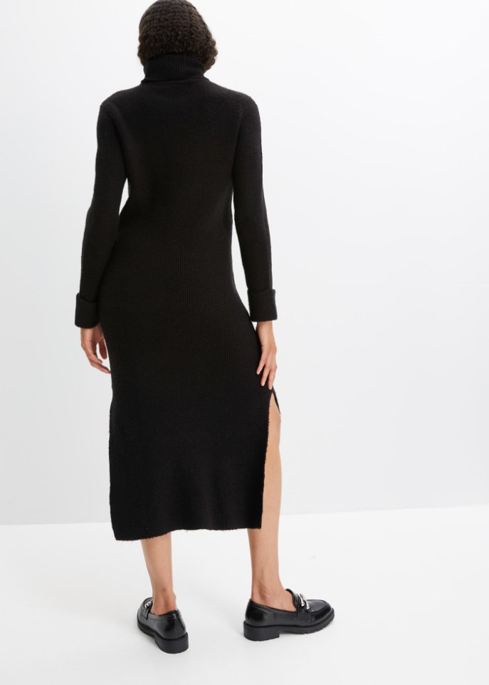 Strickkleid mit Rollkragen
