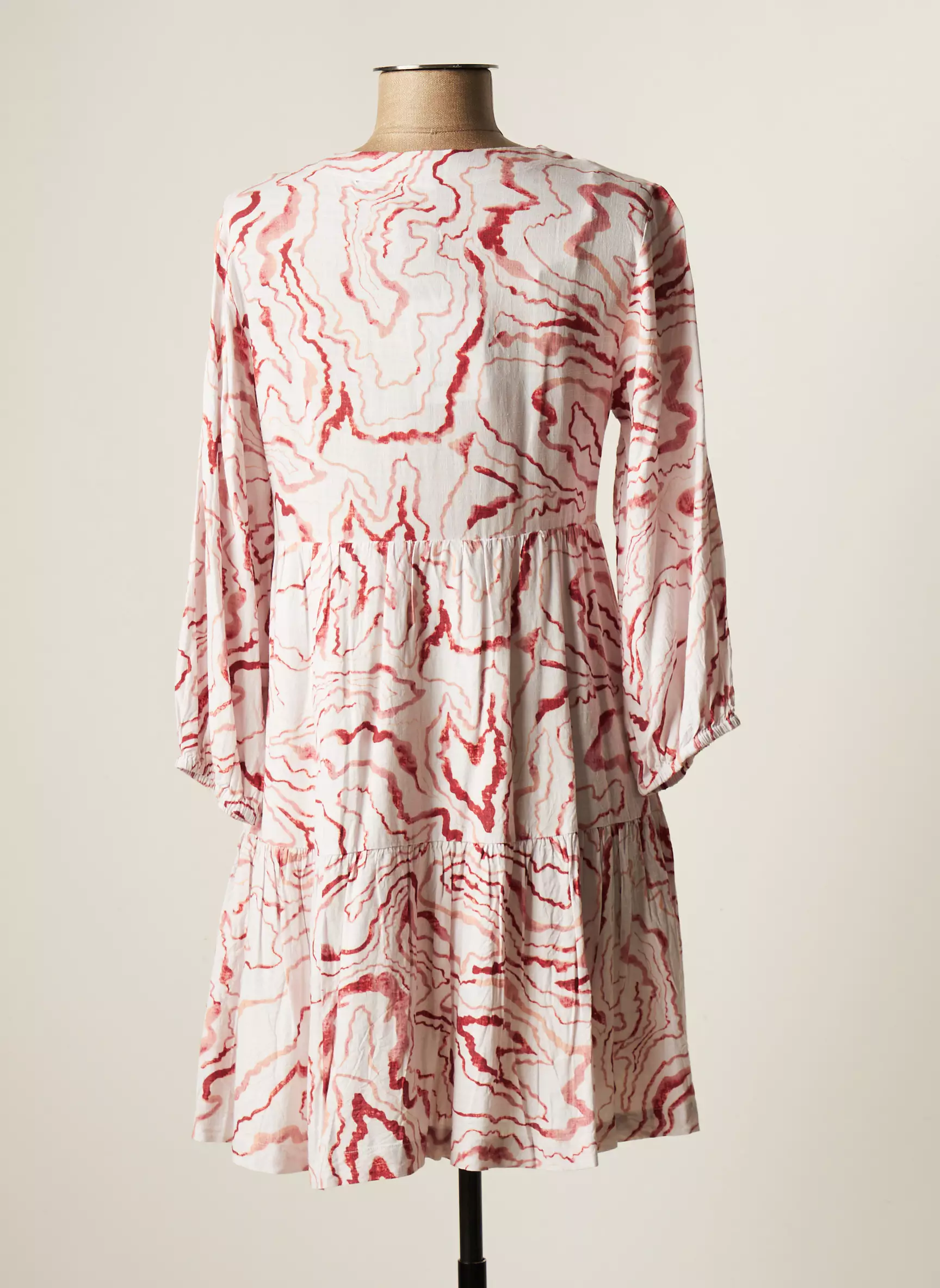 Suncoo Robes Courtes Femme couleur rose