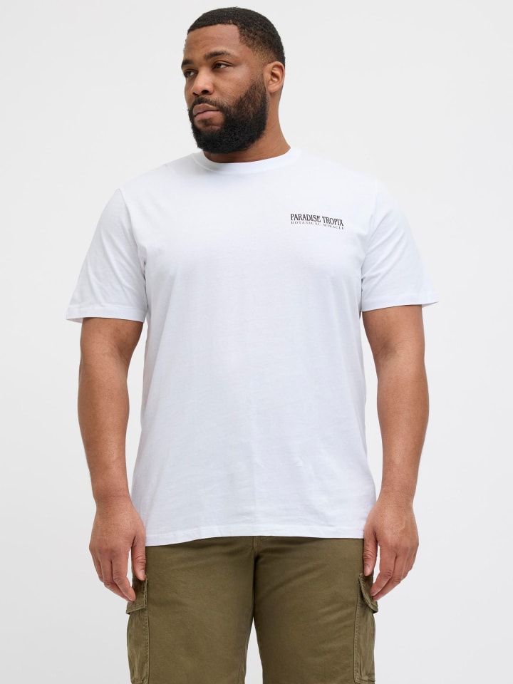 JACK & JONES PLUS T-shirt in Bright White günstig kaufen