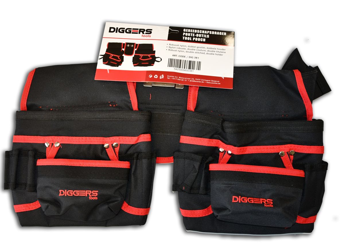 Porte-outils double DIGGERS DIG381