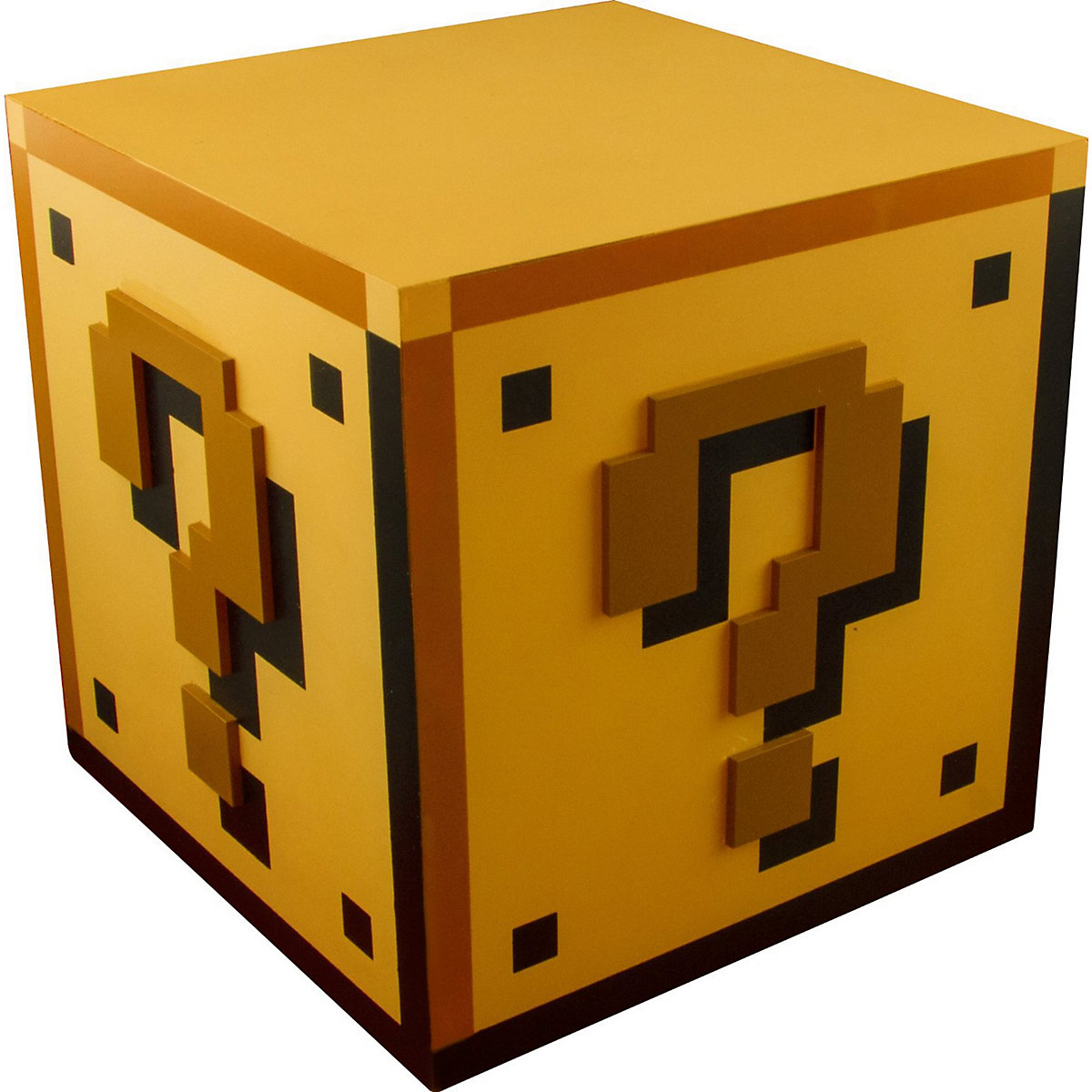 Fragezeichen-Block Super Mario mit Licht + Sound