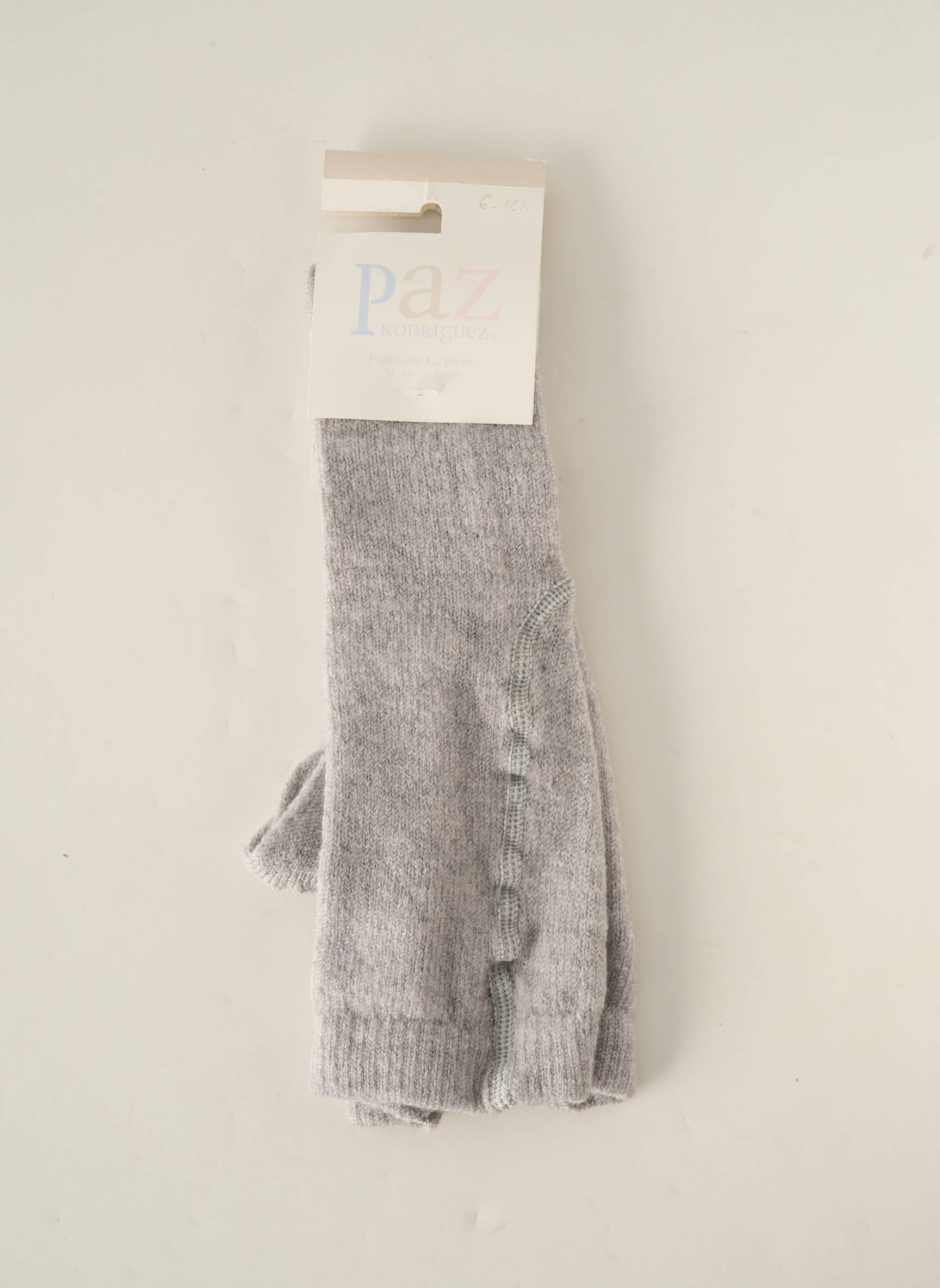 Paz Rodriguez Collant Fille couleur gris