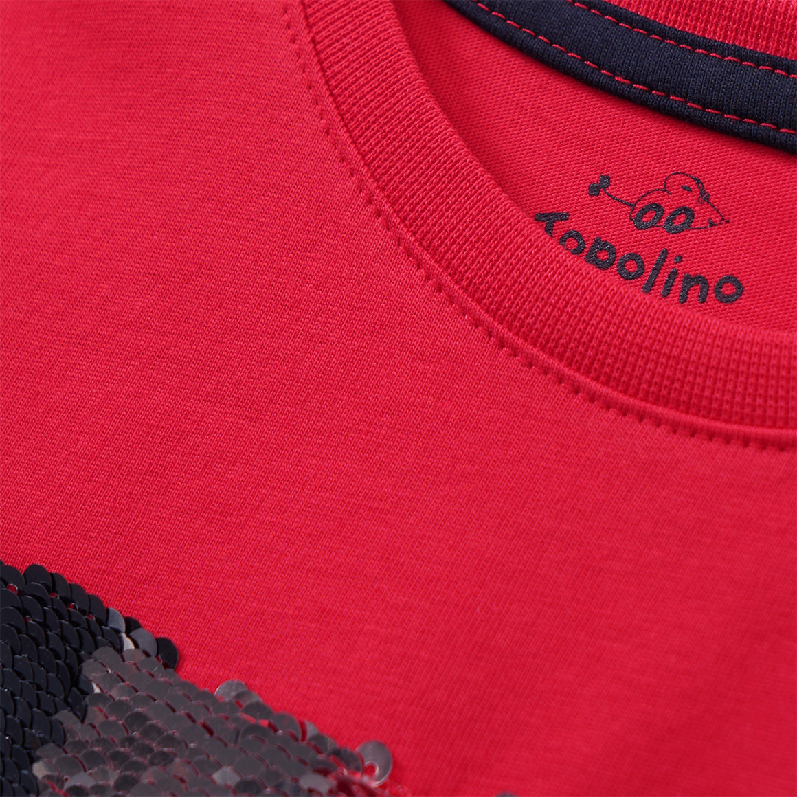 Jungen Langarmshirt mit Wendepailletten
