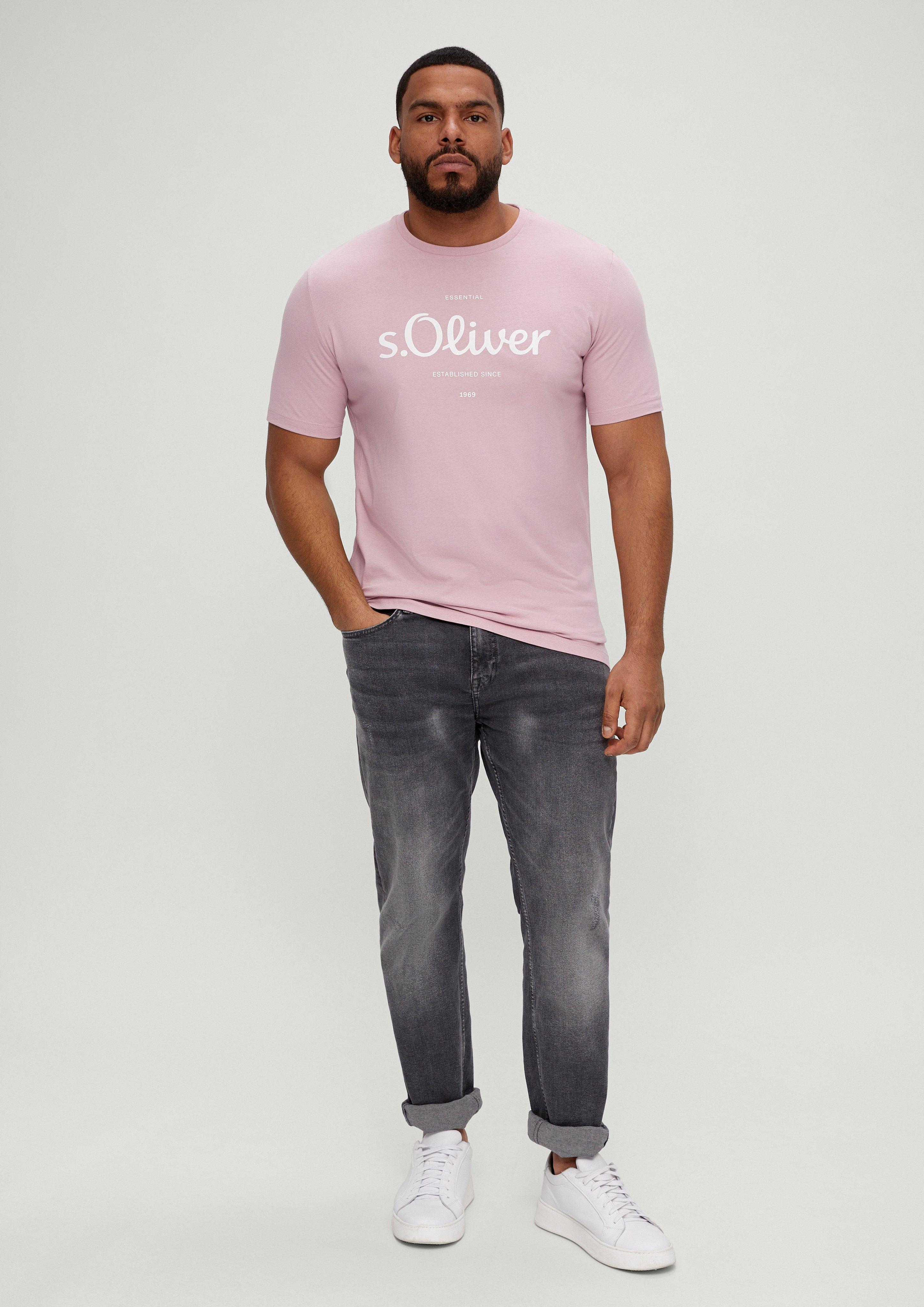 T-Shirt mit Label-Print  2133335-41D1