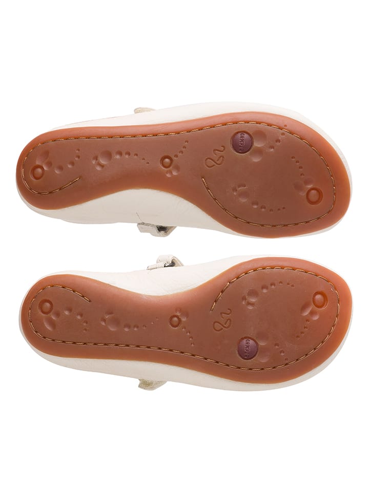 Camper Leder-Ballerinas in Creme günstig kaufen 28