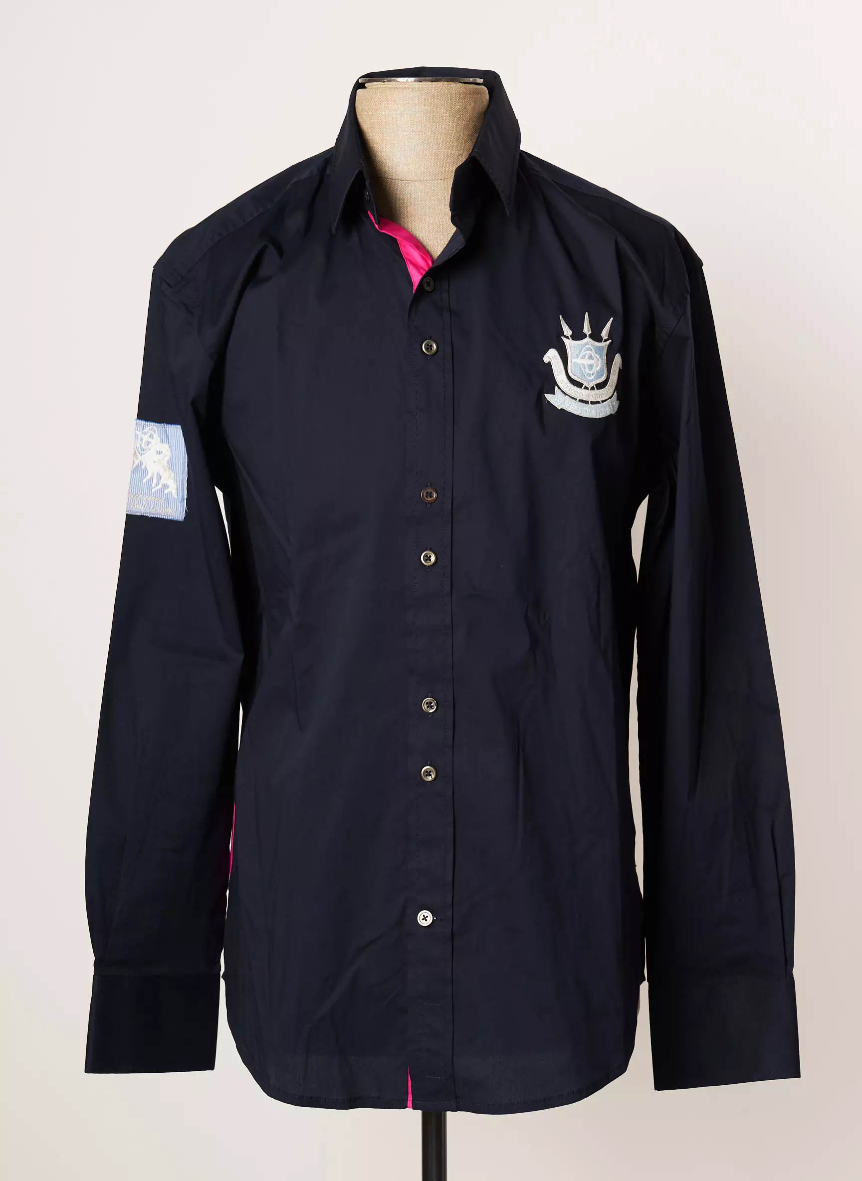 Vestiaires Principaute Cannoise Manches Longues Homme couleur bleu
