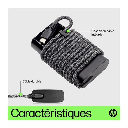 Încărcător HP USB-C 65W - Adaptor de alimentare universal pentru laptop, tabletă și smartphone