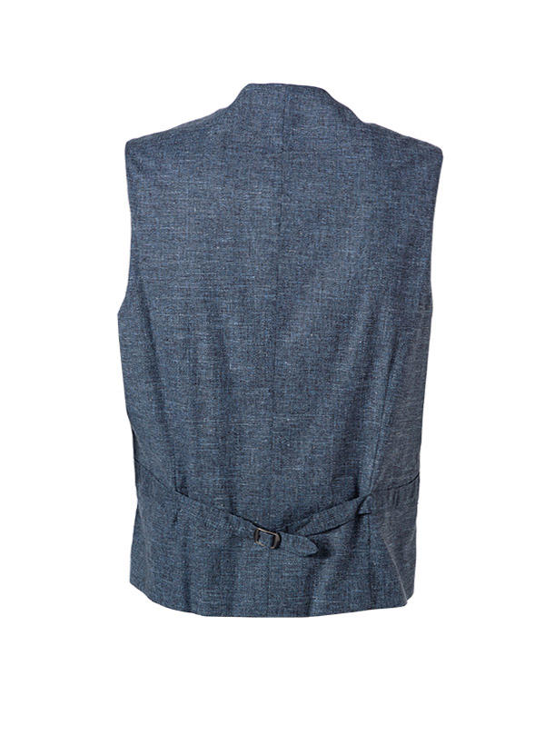 CG, Weste, Slim Fit, Baumwolle-Schurwolle, dunkelblau meliert