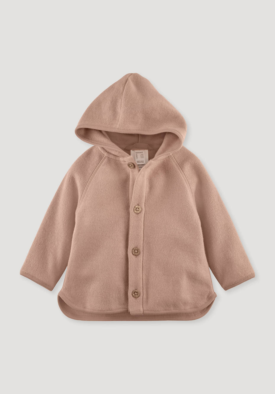 Softfleece-Jacke aus reiner Bio-Baumwolle