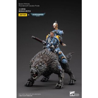 Warhammer 40k Actionfigur 1/18 Space Wolves Thunderwolf Cavalry Frode