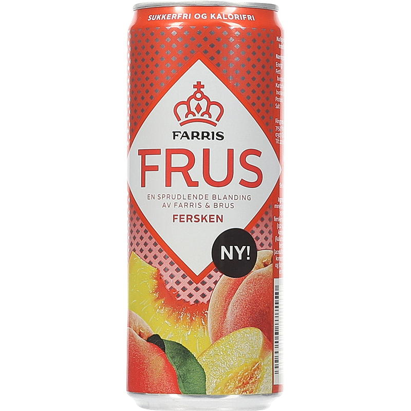Farris Farris Frus 0,33 l boks sleek fersken