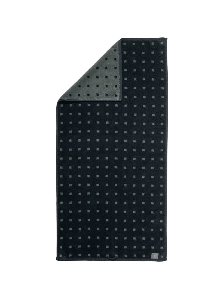 Erwin Müller Frottier, Jacquard Handtuch 4er-Pack Sigmaringen in dunkelgrau günstig kaufen 50 x 100 cm