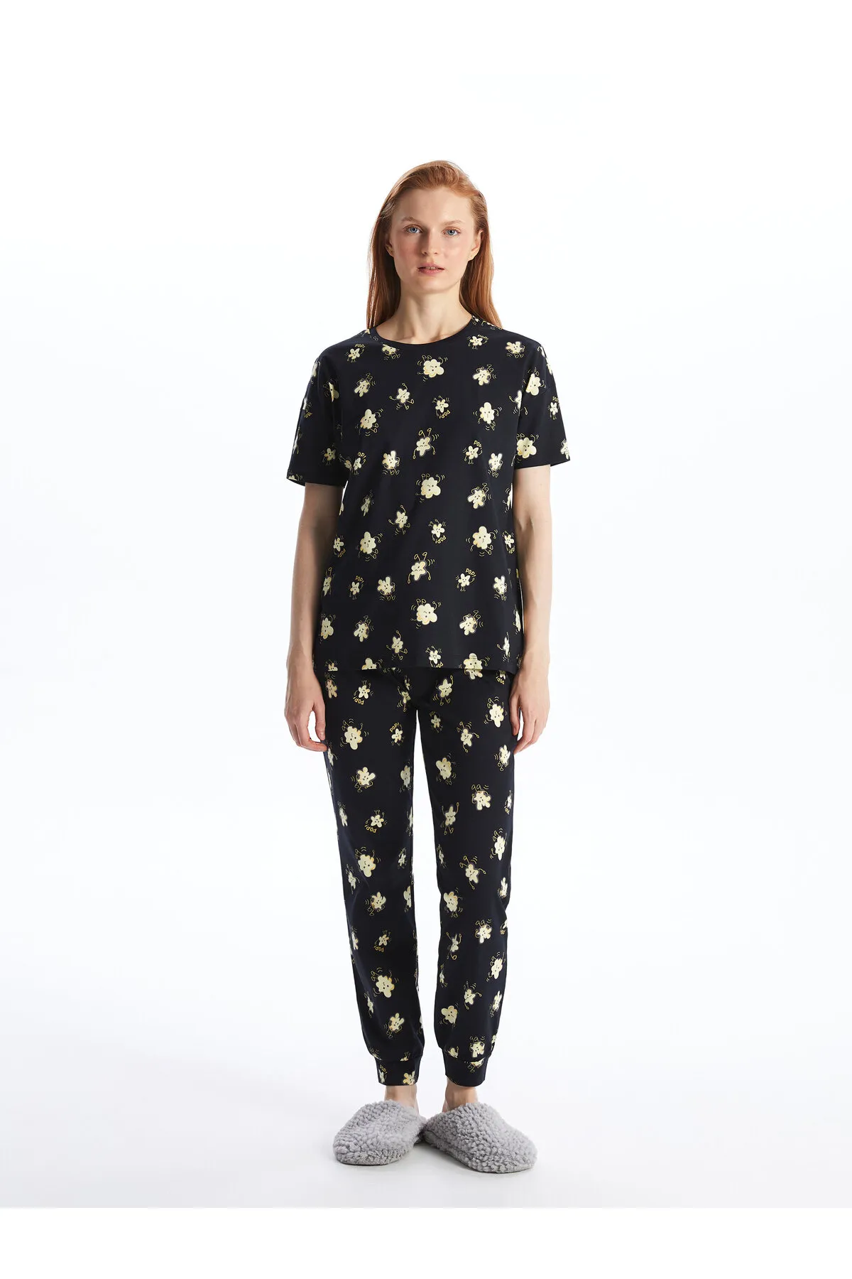 LC Waikiki  Pyjama set - Schwarz - Print