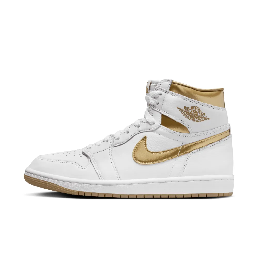 NIKE JORDAN 1 OG WMNS Metallic Gold FD2596-107 / weiss