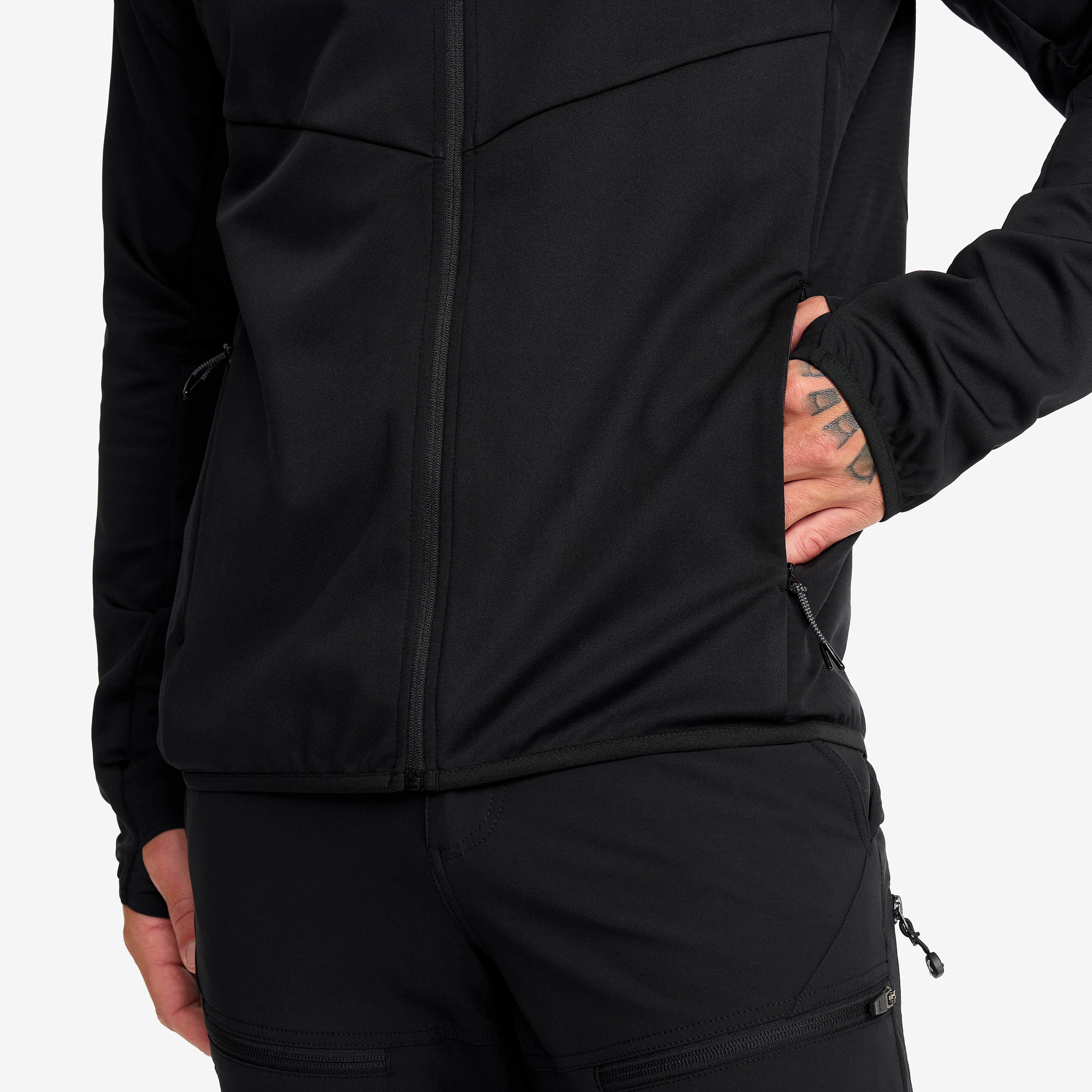 Pace Hooded Wind Jacket Homme Black