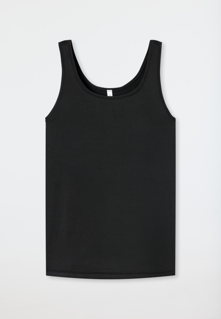 Trägertop schwarz - Unique Micro