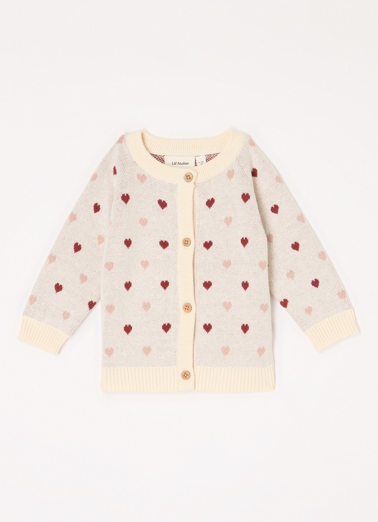 Vestă tricotată fin din bumbac organic Lil' Atelier NBFSaran