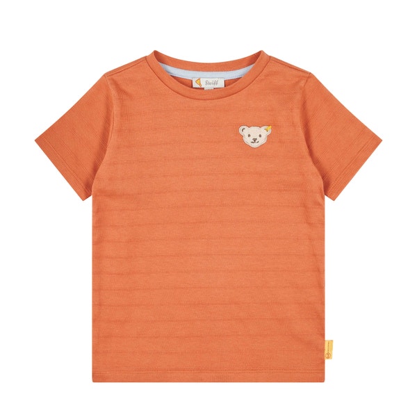 T-Shirt kurzarm, orange für Jungs