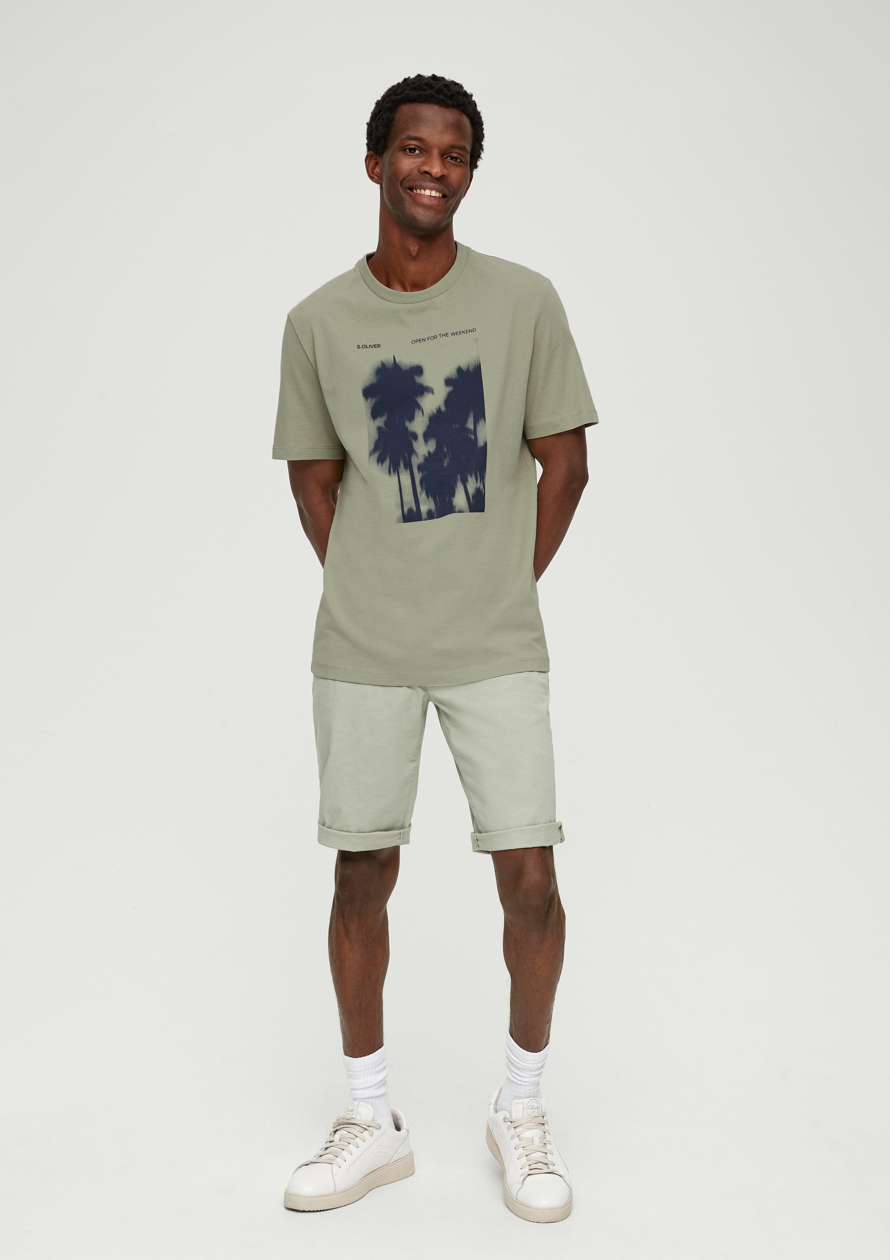 Baumwollshirt mit Frontprint  2131368-78D1