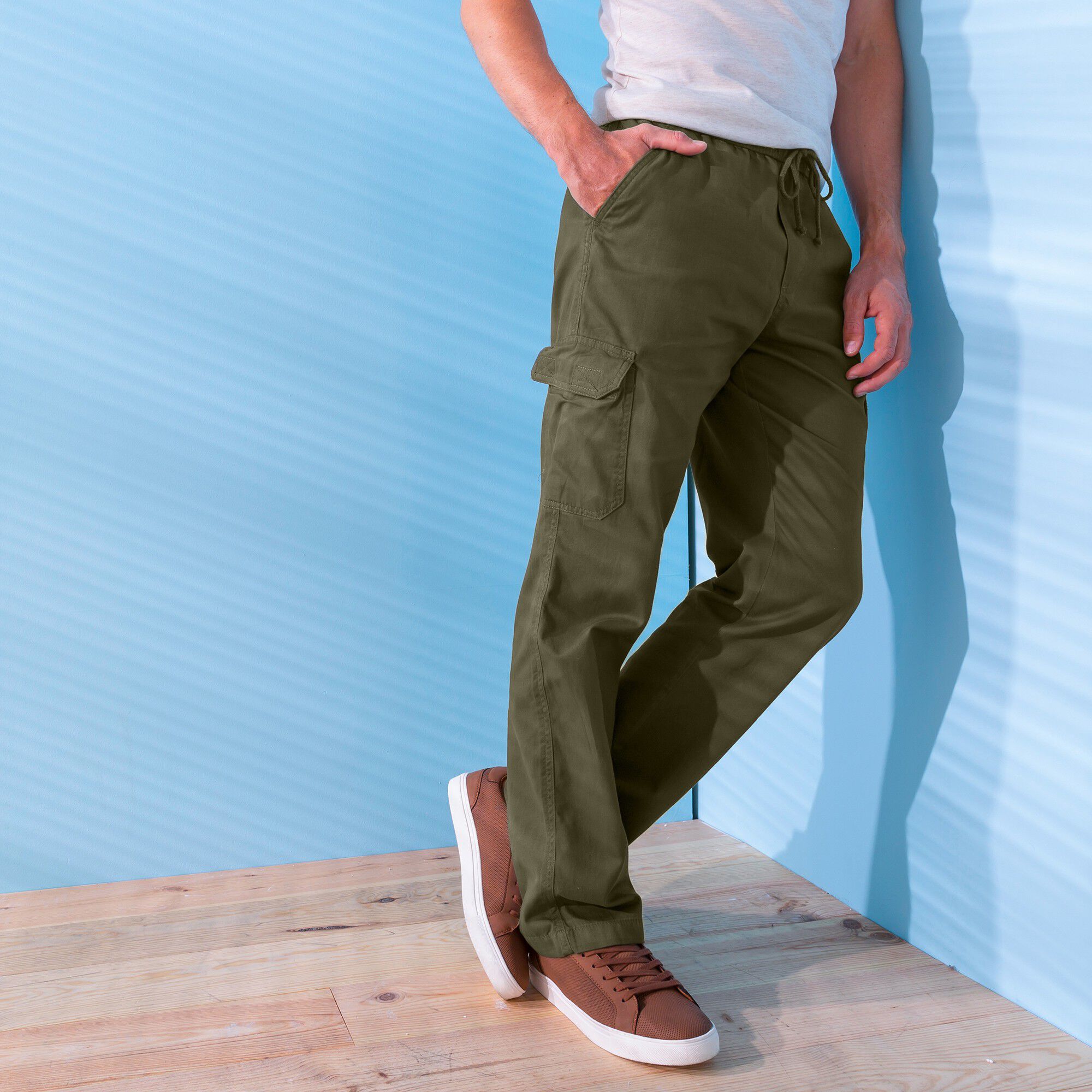 Pantalon cargo multipoches