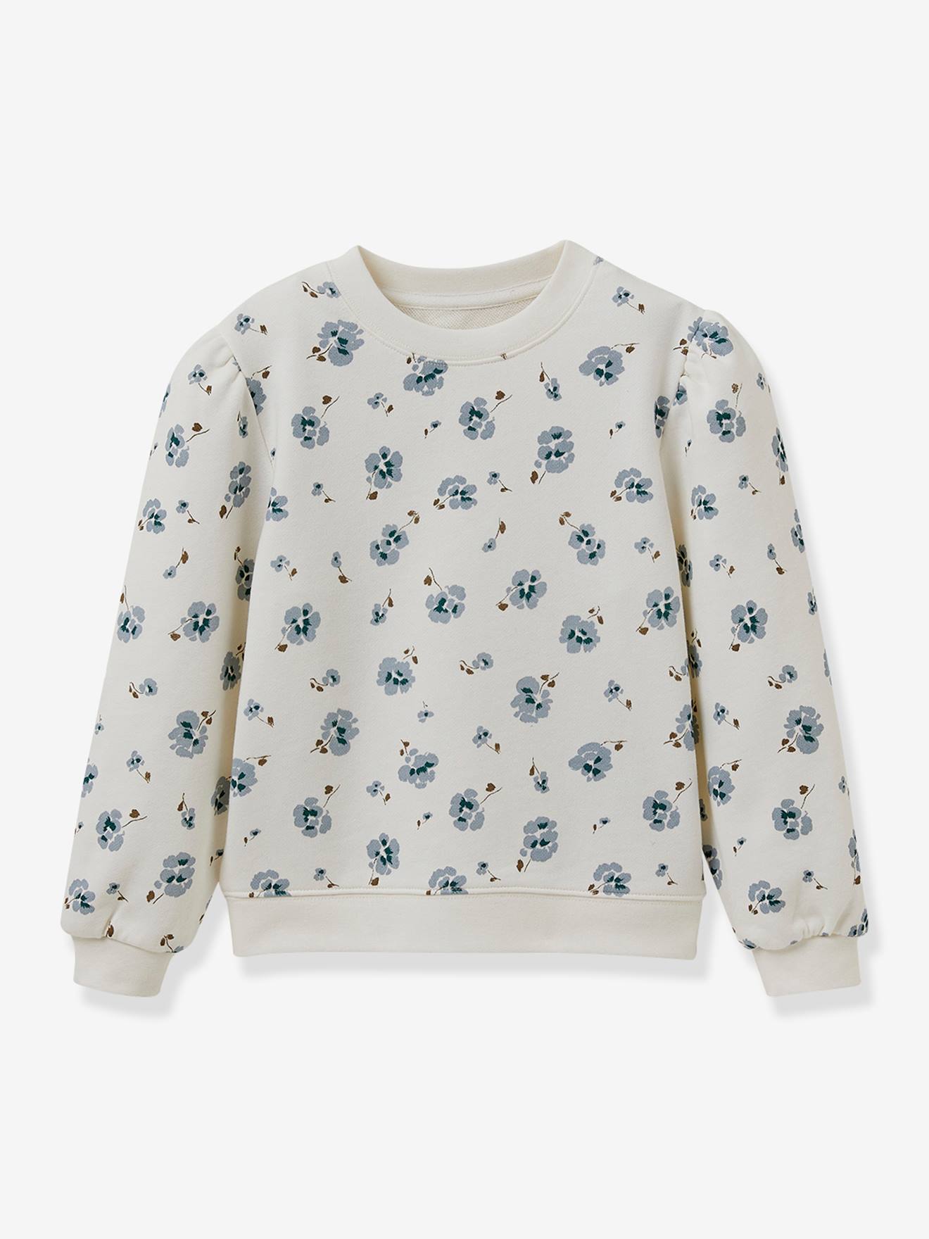 Cyrillus Mädchen Sweatshirt Pablo Piatti CYRILLUS, Bio-Baumwolle - wollweiß