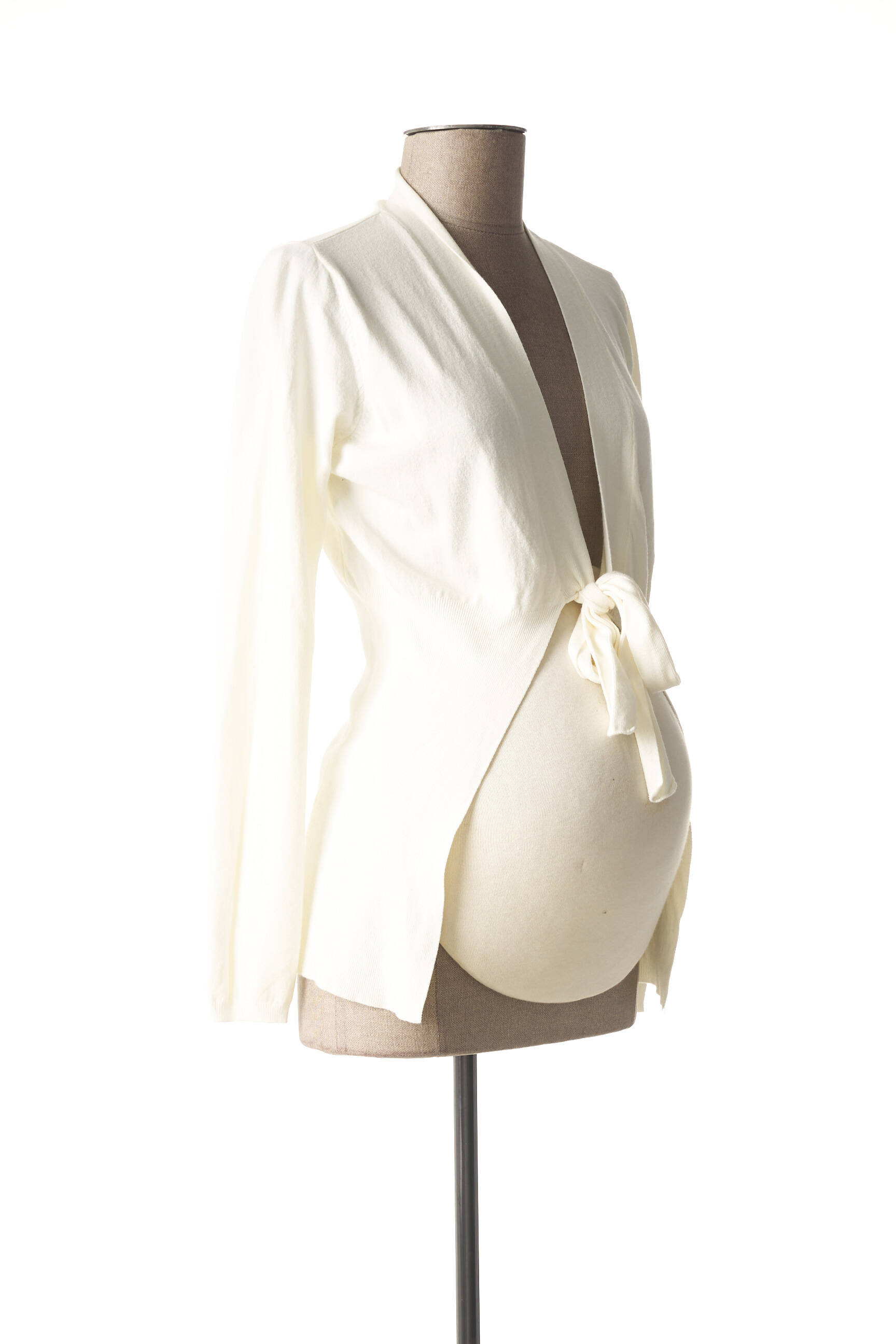 Menonove Gilets Maternite Femme couleur blanc