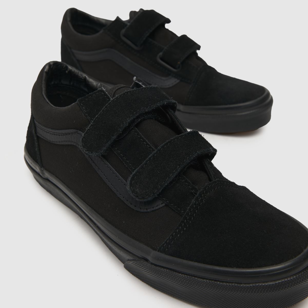 Vans svarta Old Skool v ungdomsskor