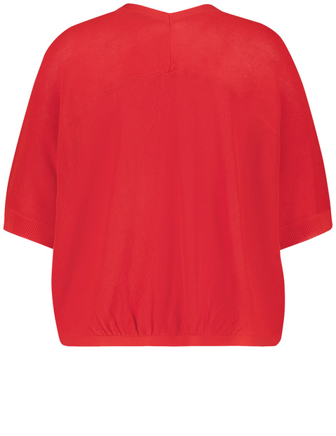 Oversized-Strickjacke mit halbem Arm