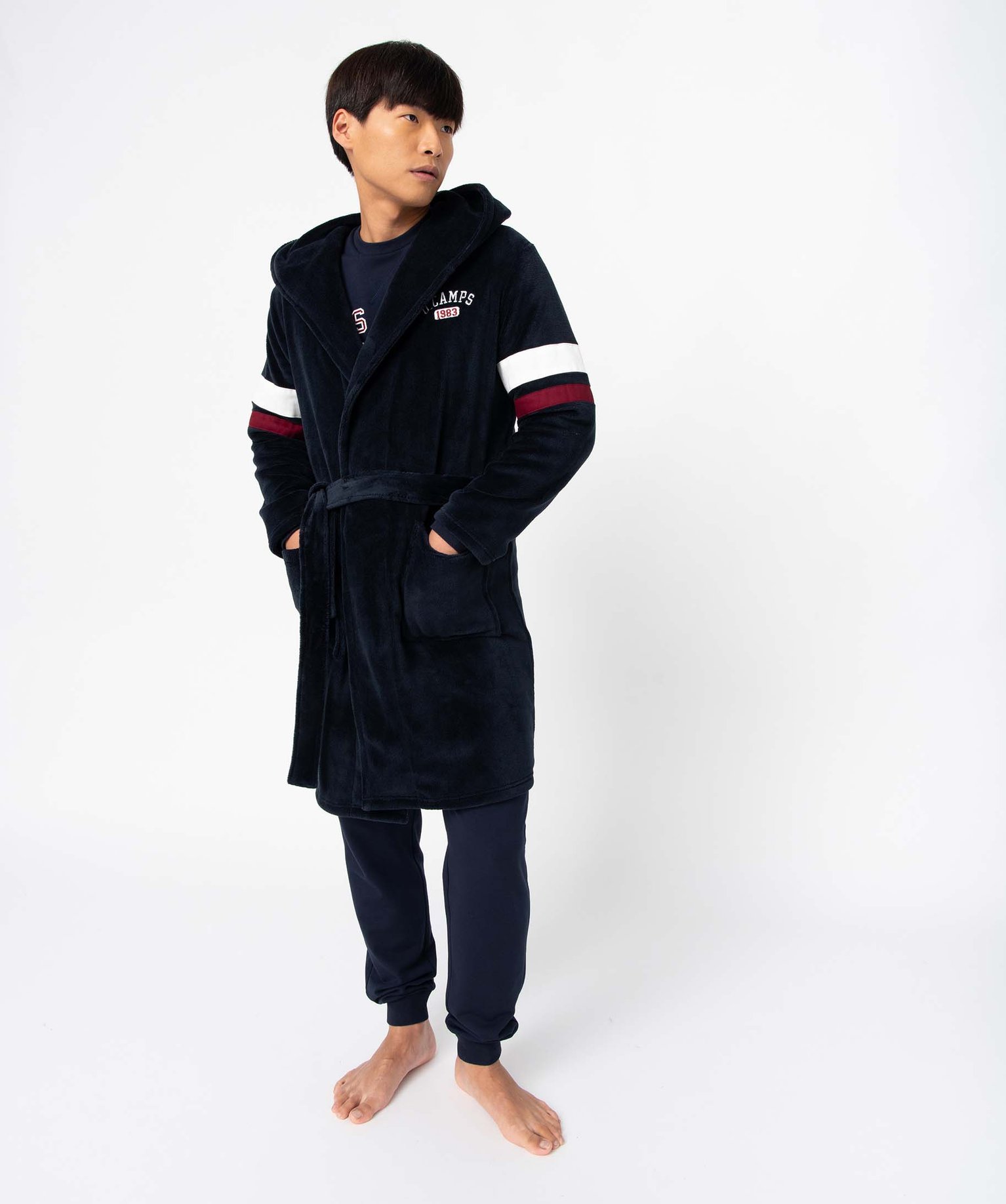 Peignoir homme douillet - Camps United marine | GEMO