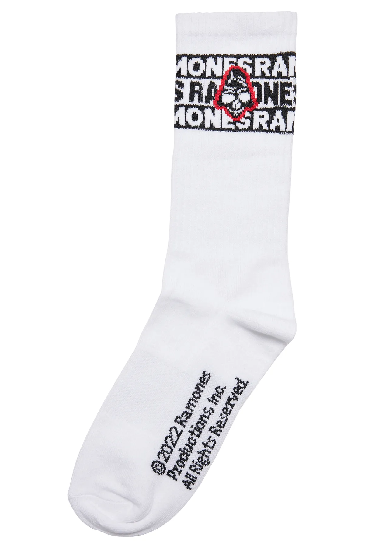Merchcode  Accessoires Ramones Totenkopf Socken 2er-Pack