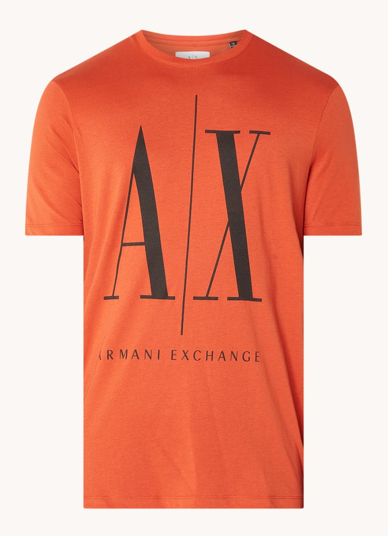 Tricou Armani Exchange cu logo imprimat