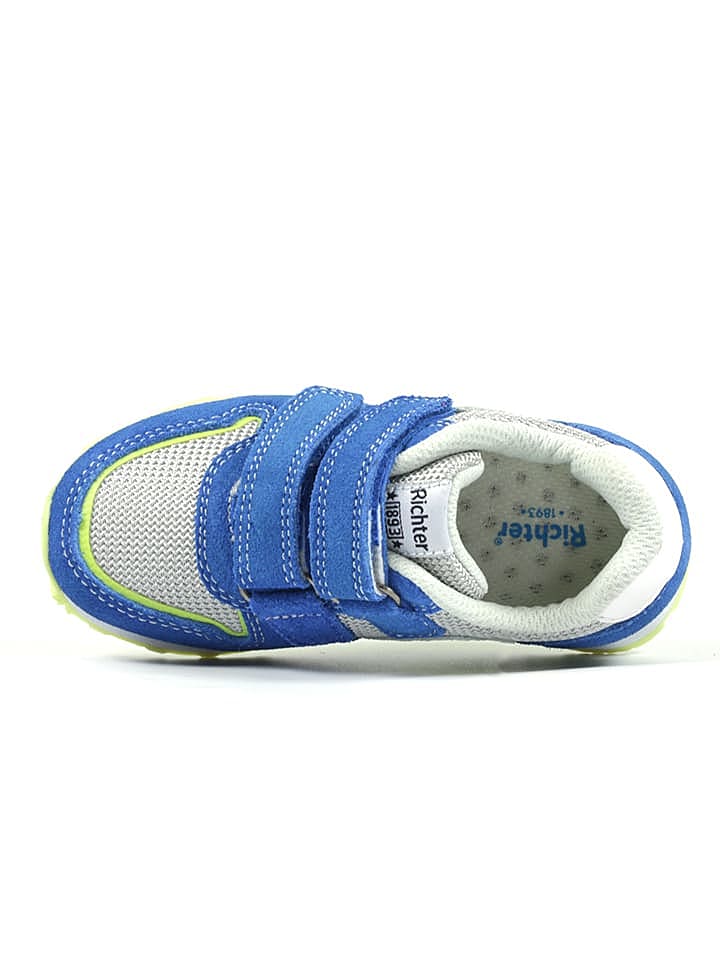 Richter Shoes Leder-Sneakers in Blau günstig kaufen 29