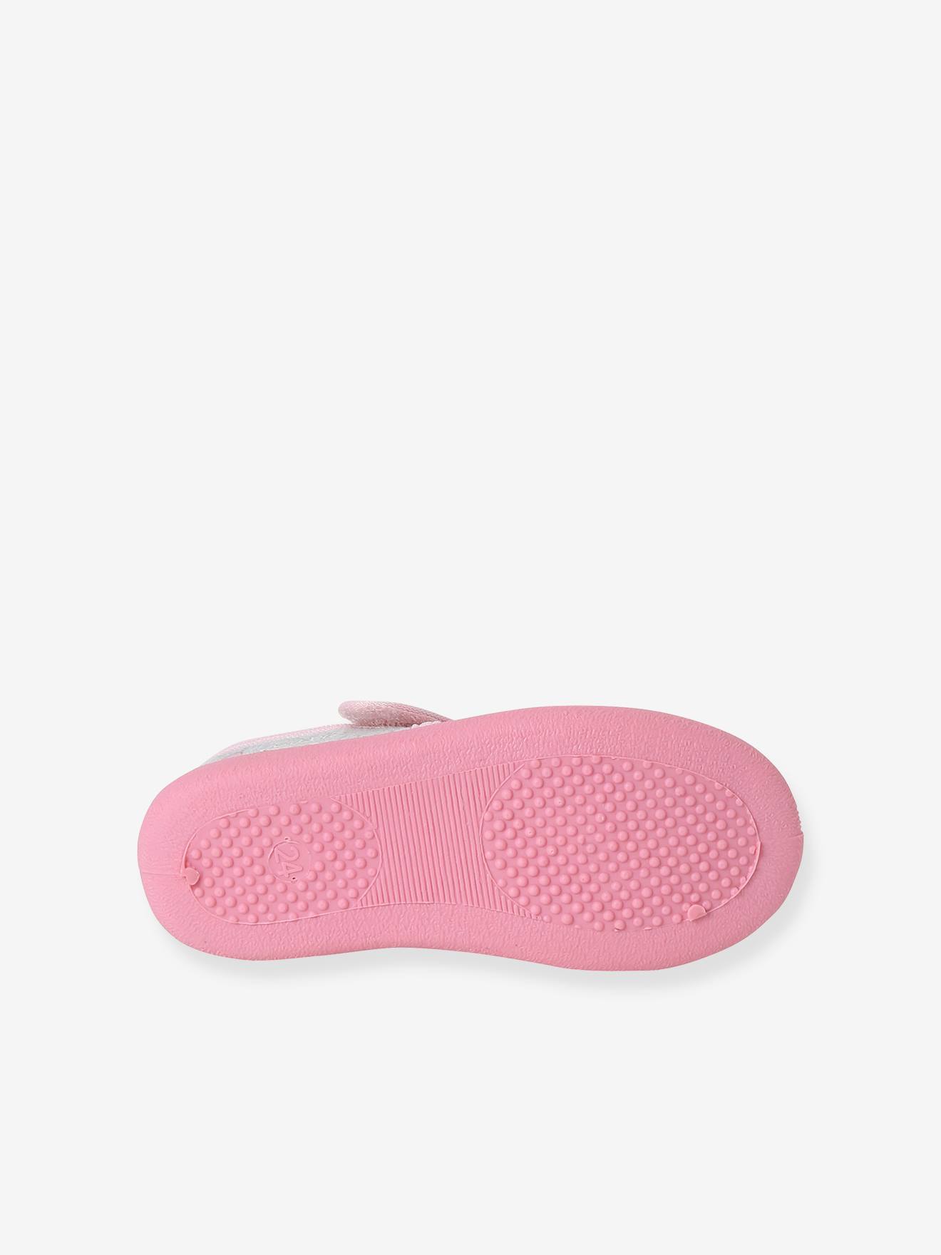Chaussons fille DS® Marie les Aristochats rose / gris
