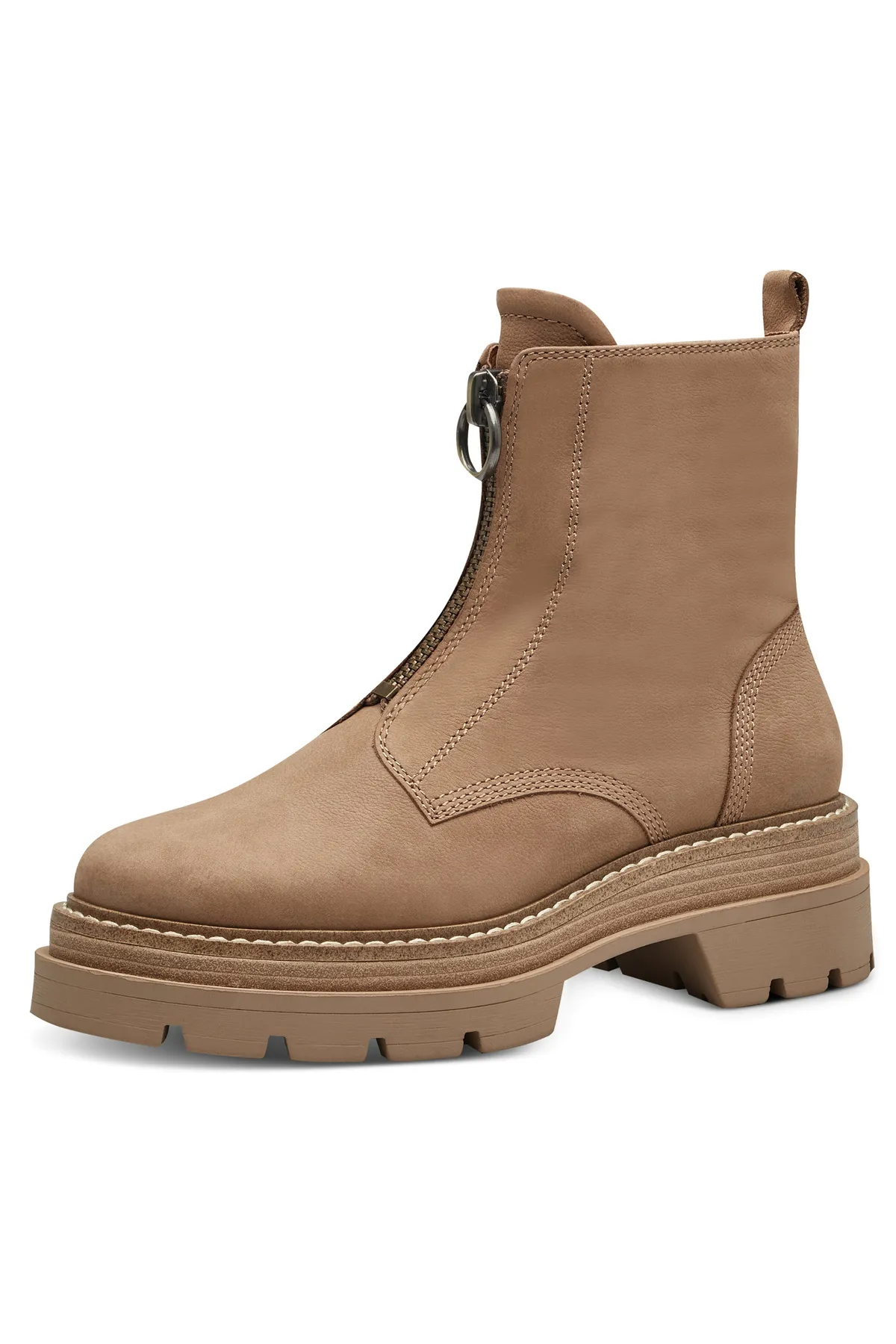 Tamaris  Stiefelette - Braun - Blockabsatz