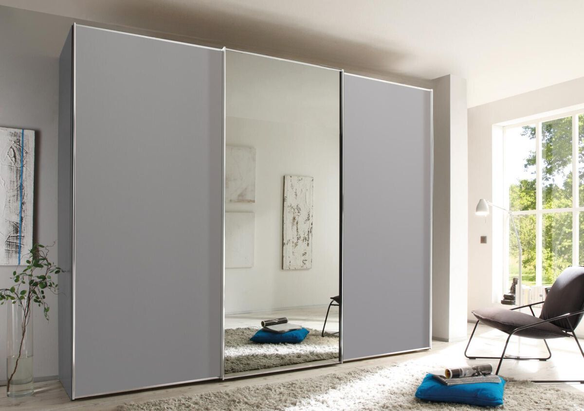 Staud Schwebetürenschrank Sinfonie Plus Hellgrau