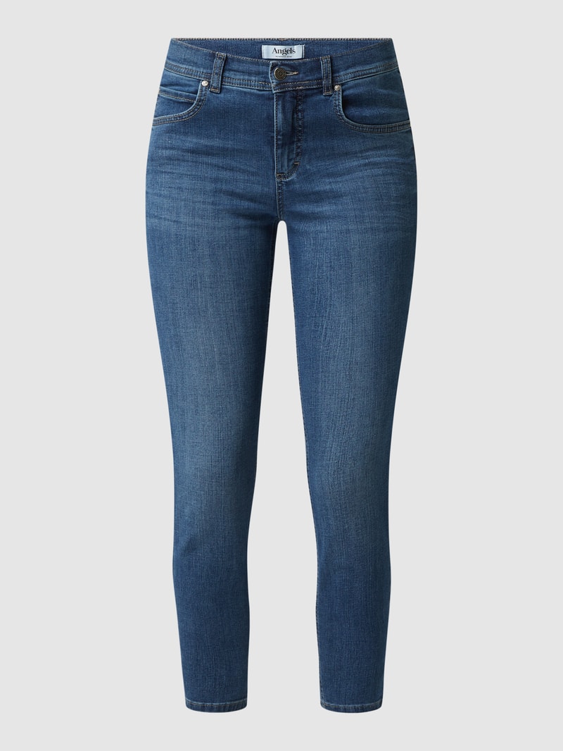 Slim Fit Jeans mit Stretch-Anteil Modell 'Ornella' in blau