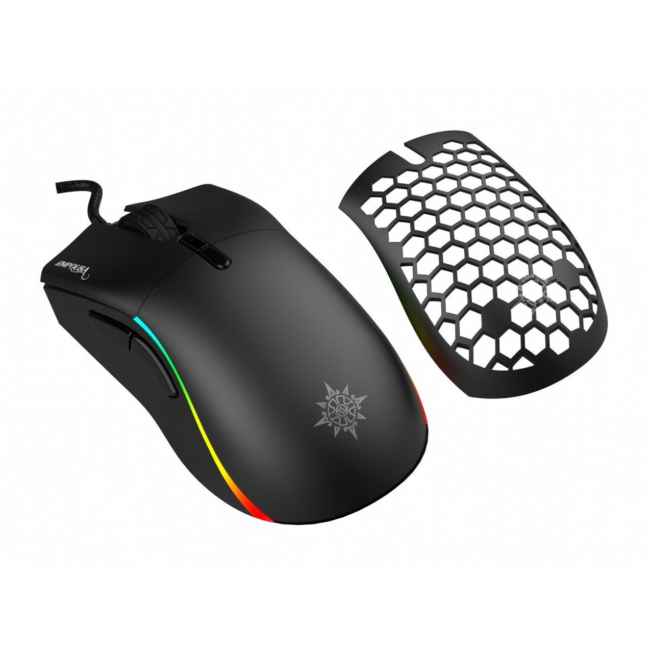 Inca IMG-GT20 Optisch Gaming Maus Mouse 1000-10000 DPI Schwarz