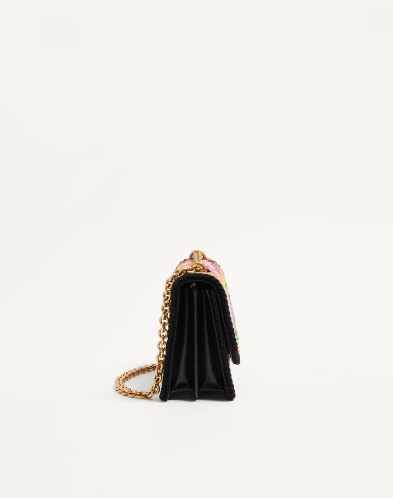 Valentino Garavani Bolsa de Ombro Bordada Vain