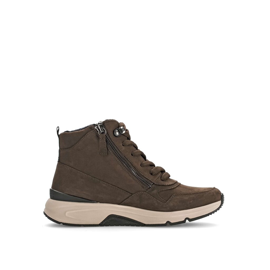 rollingsoft Schnürstiefelette braun
