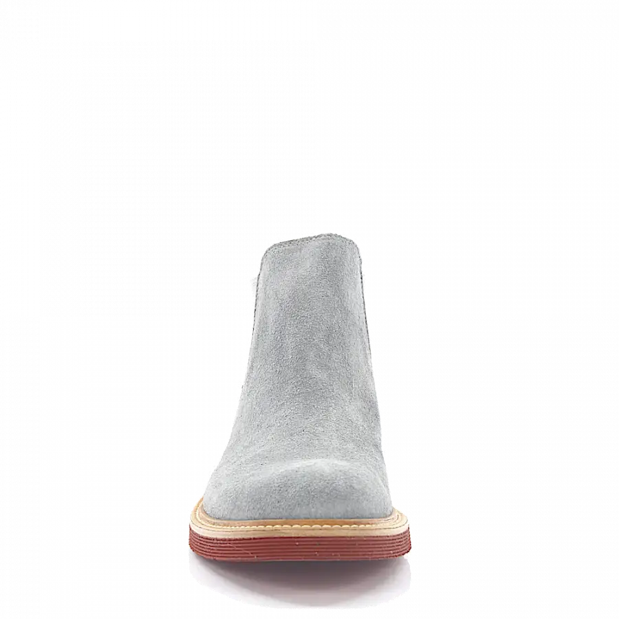 Budapester - Chelsea Boots Veloursleder - grau