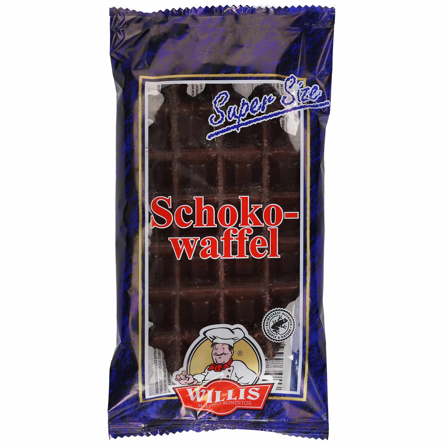Willis Schokowaffel 90g