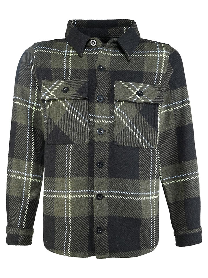 Blue Effect Hemd in Anthrazit/ Khaki günstig kaufen