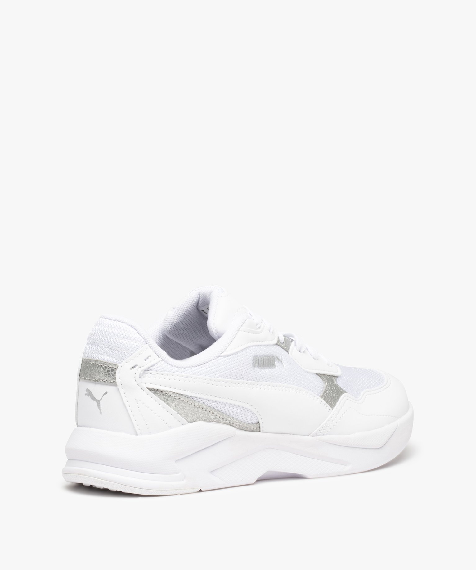 Baskets femme running à détails métallisés – Puma XRay... blanc | GEMO
