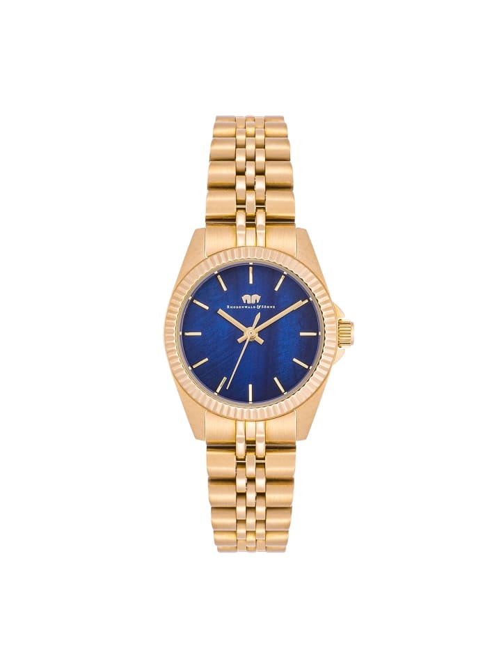 Rhodenwald & Söhne Damen Quarzuhr gelbgold Edelstahl gelbgold in gelbgold günstig kaufen 21 cm